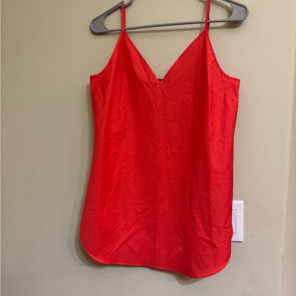 Natori Red Fitted Camisole Top